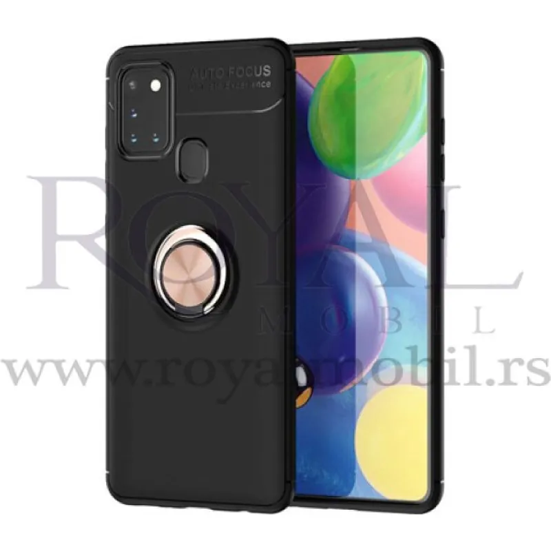 Futrola AUTO FOCUS SA MAGNETOM za Xiaomi Mi 10T 5G / Mi 10T Pro 5G crna sa zlatnim
