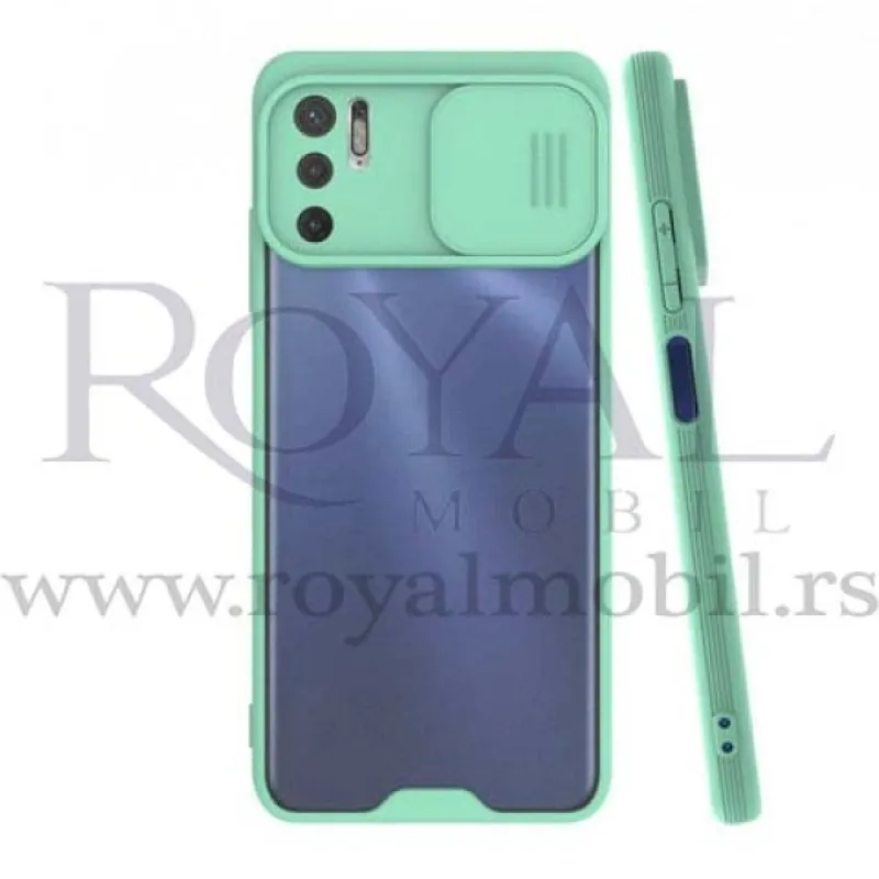 Futrola FULL PROTECT CAMERA sa okvirom za Xiaomi Redmi 9C mint zelena