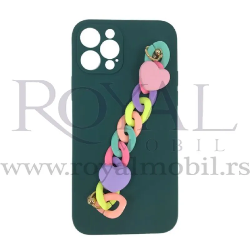 Futrola RAINBOW CHAIN za Samsung A025 / A037 Galaxy A02S / A03S zelena