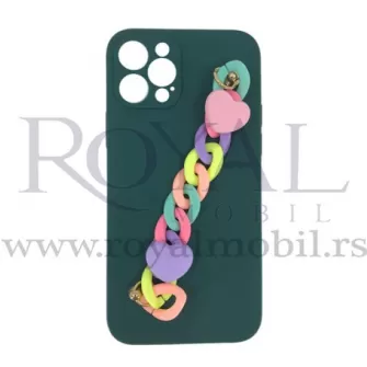 Futrola RAINBOW CHAIN za Samsung A525 / A528 Galaxy A52 / A52S zelena