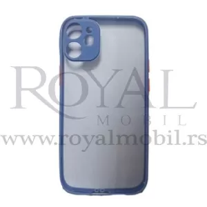Futrola PVC SA OKVIROM No2 za iPhone 12 Mini (5.4) plava