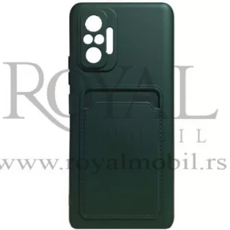 Futrola SOFT sa dzepicem za Xiaomi Mi Note 10 / Mi Note 10 Pro maslinasto zelena