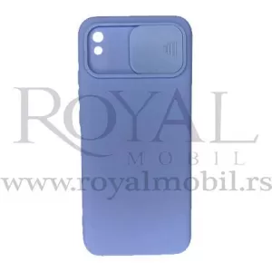 Futrola SOFT FULL PROTECT CAMERA za iPhone 12 Pro Max (6.7) svetlo plava