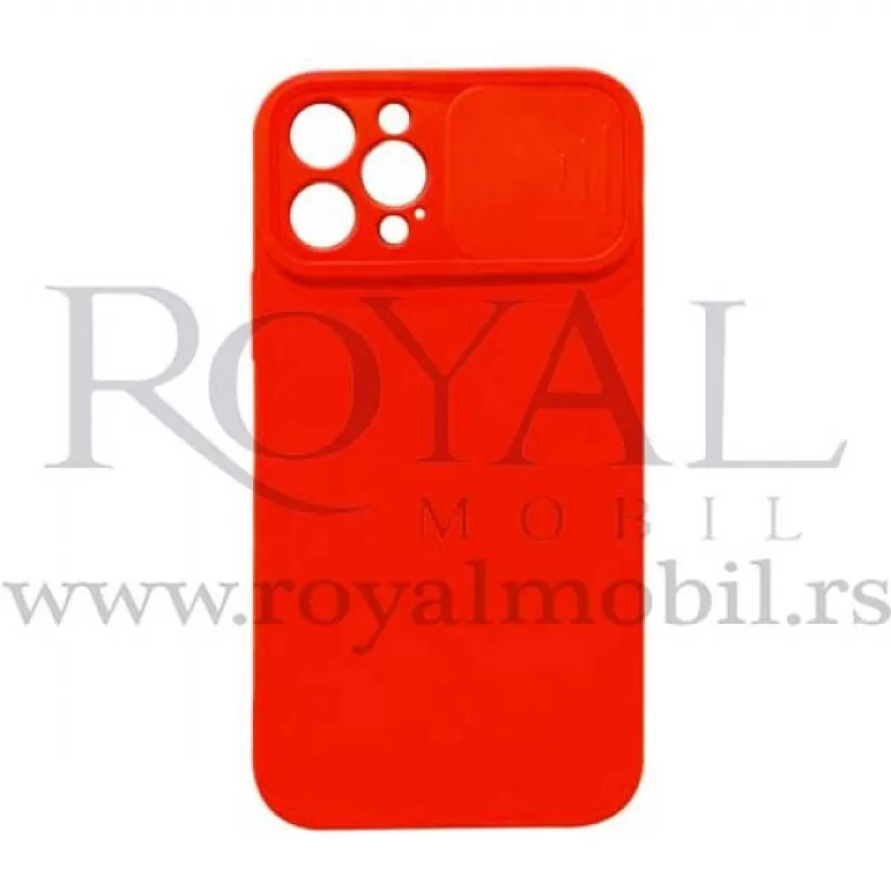 Futrola SOFT FULL PROTECT CAMERA za iPhone 12 Pro (6.1) crvena