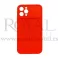 Futrola SOFT FULL PROTECT CAMERA za iPhone 12 Pro (6.1) crvena
