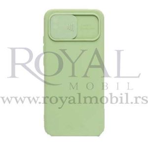 Futrola SOFT FULL PROTECT CAMERA za iPhone 12 (6.1) zelena