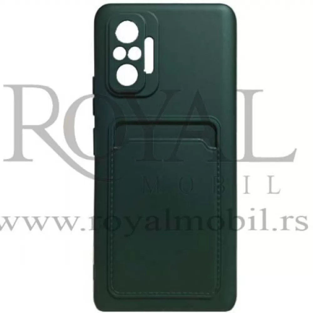 Futrola SOFT sa dzepicem za Xiaomi Mi Note 9 4Gn maslinasto zelena