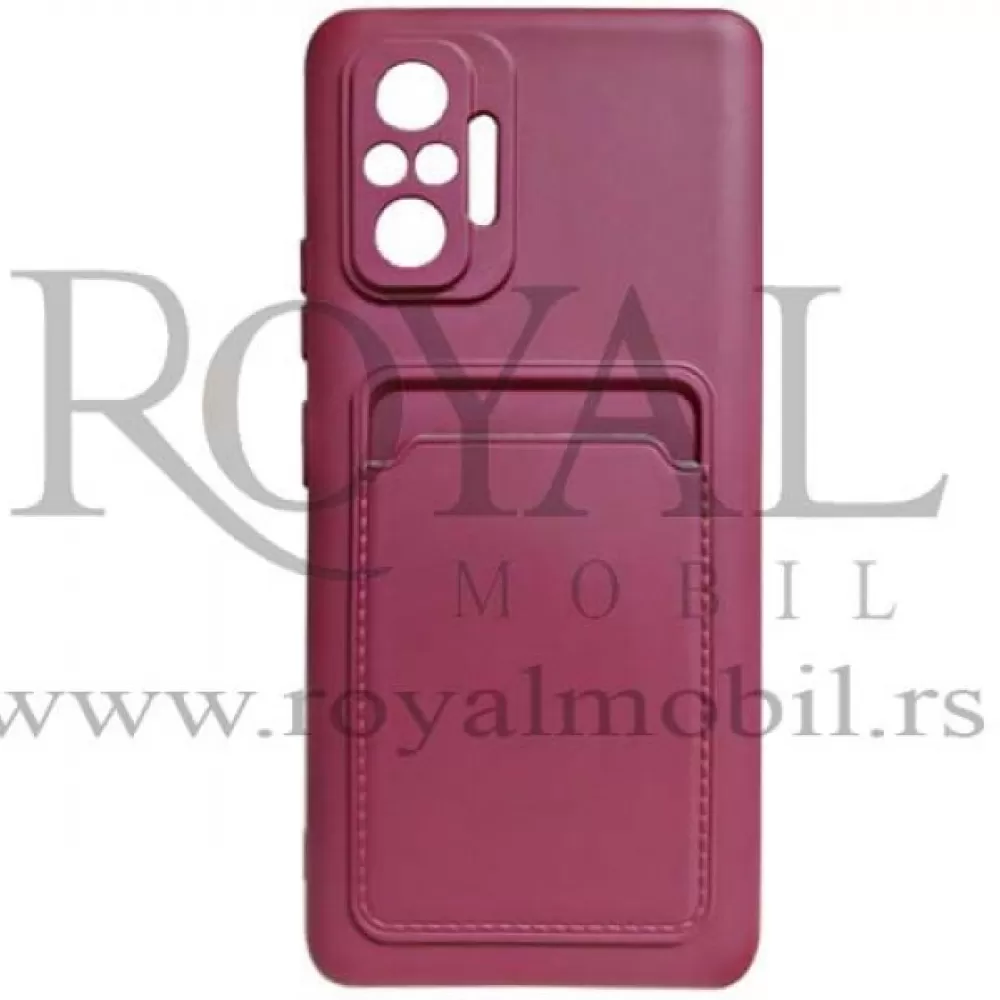 Futrola SOFT sa dzepicem za Samsung A325 Galaxy A32 bordo