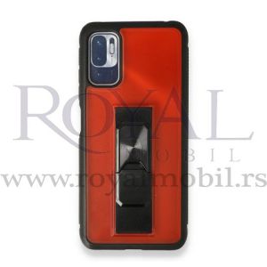 Futrola PVC sa OKVIROM I POSTOLJEM za Xiaomi Redmi Note 10 / Note 10S crvena