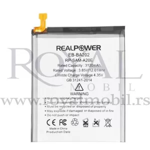 Baterija REALPOWER za Samsung A202 Galaxy A20E