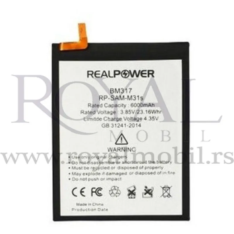 Baterija REALPOWER za Samsung M217 / M317 Galaxy M21S / M31S