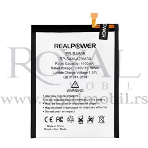 Baterija REALPOWER za Samsung A205 / A305 / A505 / A307 / A507 Galaxy A20 / A30 / A50 / A30S / A50S