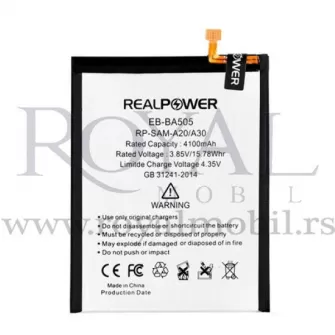 Baterija REALPOWER za Samsung A205 / A305 / A505 / A307 / A507 Galaxy A20 / A30 / A50 / A30S / A50S