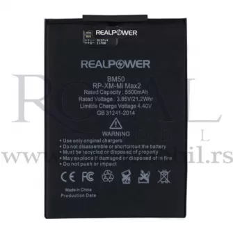 Baterija REALPOWER za Xiaomi Mi Max 2 Bm50