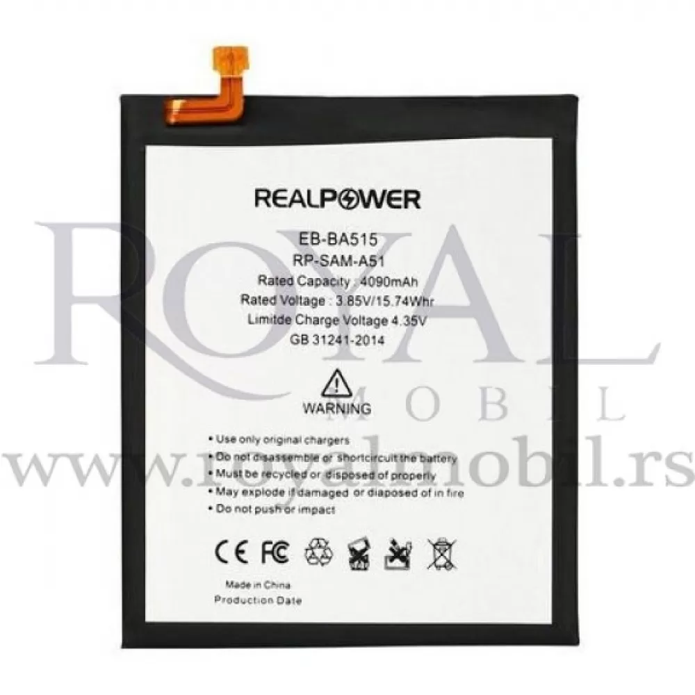 Baterija REALPOWER za Samsung A515 Galaxy A51 (eb-ba515aby)