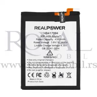 Baterija REALPOWER za Huawei Mate 7 (Hb417094ebc) 4300mAh