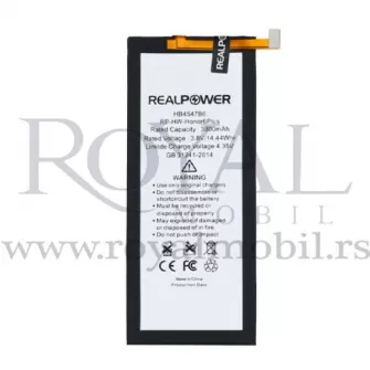 Baterija REALPOWER za Huawei Honor 6 Plus / Mate 7 Lite (Hb4547b6ebc) 3800mAh