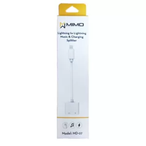 Mimo adapter MD-07 ( Lightning to Lightning Music & Charging Splitter)