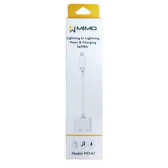 Mimo adapter MD-07 ( Lightning to Lightning Music & Charging Splitter)