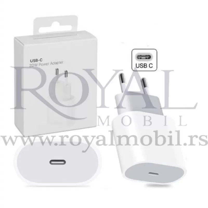 Adapter za iPhone 13/12/11 PD Fast charger 20W REZ RE-40 Royalmobil