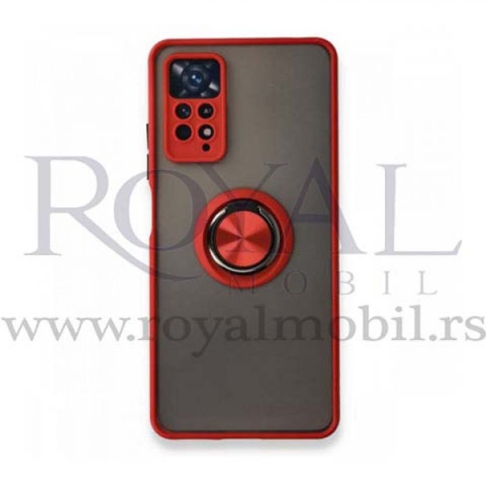 Futrola PVC MATTE sa magnetom za Xiaomi Redmi 10 crvena