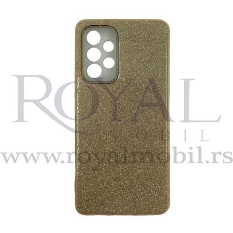 Futrola PVC SHINE 3in1 za Samsung A725 Galaxy A72 zlatna