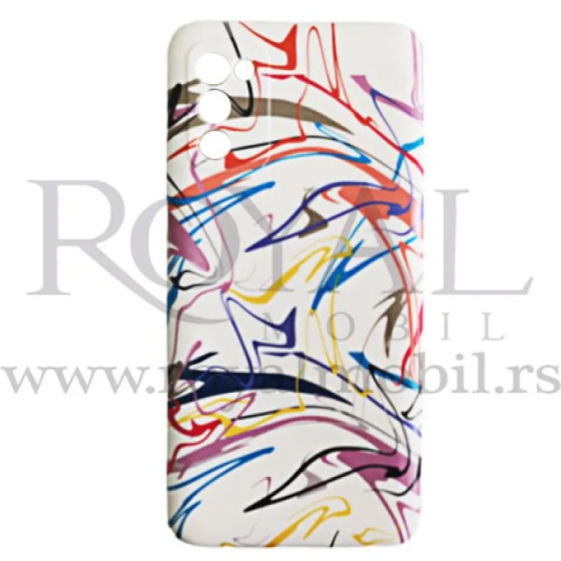 Futrola Soft Print ART COLOR za iPhone 13 Pro (6.1) bela