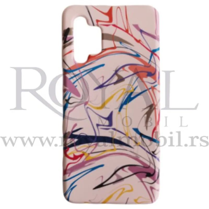 Futrola Soft Print ART COLOR za Samsung A325 Galaxy A32 4G roze