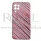 Futrola Soft Print LINES No2 za Samsung A225 Galaxy A22 roze