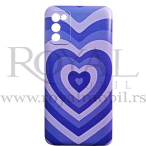 Futrola Soft Print HEART za Samsung Galaxy S21 PLus / S30 Plus ljubicasta