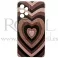 Futrola Soft Print HEART za Samsung A025 Galaxy A02S braon