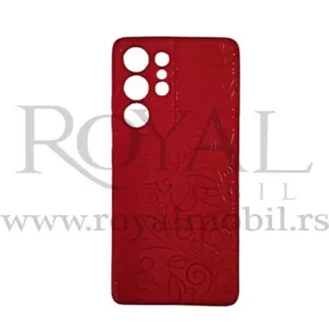 Futrola Soft Print GEOMETRIK No14 za Samsung G996 Galaxy S21 Plus / S30 Plus crvena