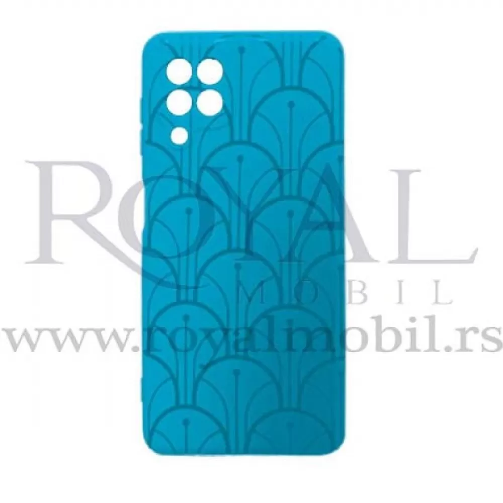Futrola Soft Print GEOMETRIK No10 za Samsung A225 Galaxy A22 plava