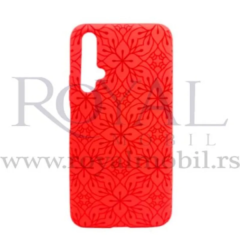 Futrola Soft Print GEOMETRIK No1 za Samsung G996 Galaxy S21 Plus / S30 Plus crvena