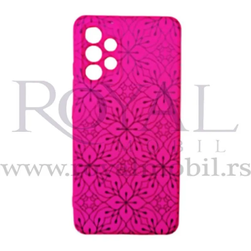 Futrola Soft Print GEOMETRIK No1 za Samsung A025 Galaxy A02S pink