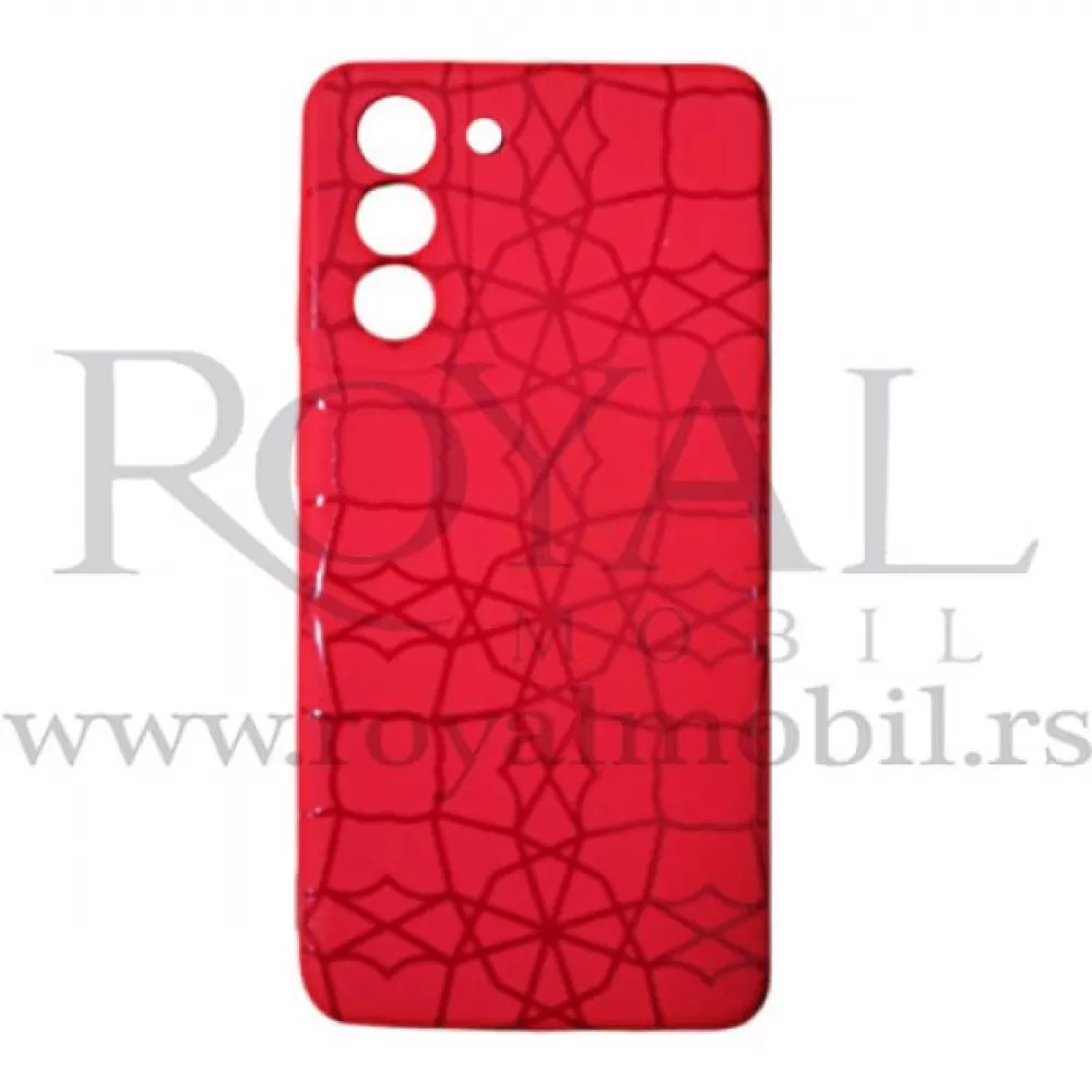 Futrola Soft Print GEOMETRIK No11 za iPhone 13 Pro (6.1) crvena