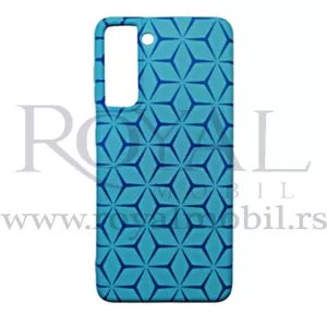 Futrola Soft Print GEOMETRIK No2 za Samsung G998F Galaxy S30 Ultra / S21 Ultra plava