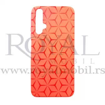 Futrola Soft Print GEOMETRIK No2 za Huawei Honor 20 / Nova 5T fluorescentno narandzasta