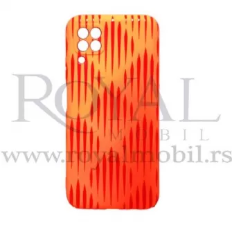 Futrola Soft Print GEOMETRIK No5 za iPhone 13 Mini (5.4) fluorescentno narandzasta