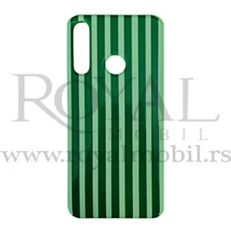 Futrola Soft Print GEOMETRIK No16 za Huawei P Smart 2021 / Y7a maslinasto zelena