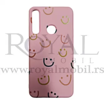 Futrola Soft Print CUTE SMILE No1 za Huawei Y6P roze