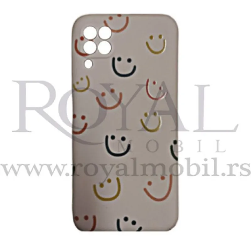 Futrola Soft Print CUTE SMILE No1 za Samsung G996 Galaxy S21 Plus / S30 Plus puder roze