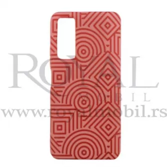 Futrola Soft Print GEOMETRIK No9 za iPhone 13 Mini (5.4) svetlo roze