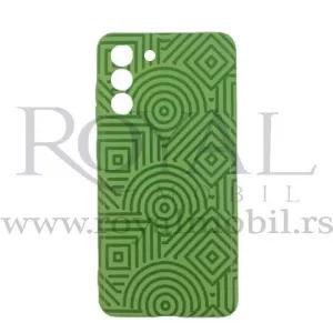 Futrola Soft Print GEOMETRIK No9 za Huawei P Smart 2021 / Y7a zelena