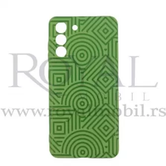 Futrola Soft Print GEOMETRIK No9 za Huawei P Smart 2021 / Y7a zelena