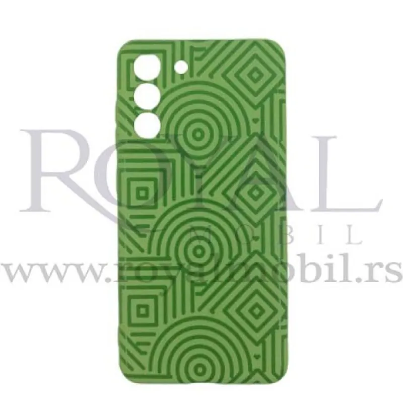 Futrola Soft Print GEOMETRIK No9 za Samsung A025 Galaxy A02S zelena