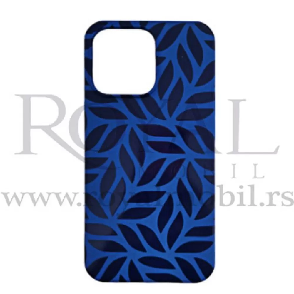 Futrola Soft Print GEOMETRIK No8 za iPhone 13 Pro (6.1) svetlo plava