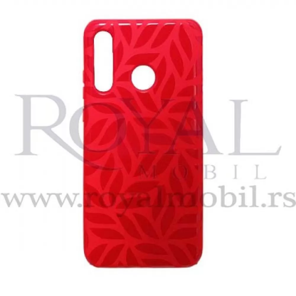 Futrola Soft Print GEOMETRIK No8 za Samsung A025 Galaxy A02S crvena