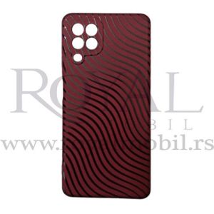 Futrola Soft Print GEOMETRIK No6 za Samsung A025 Galaxy A02S bordo