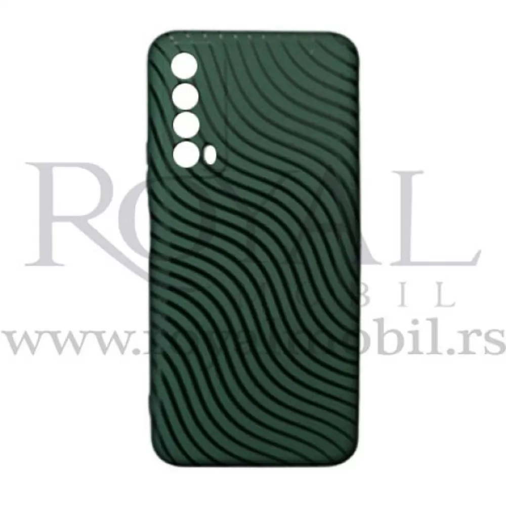 Futrola Soft Print GEOMETRIK No6 za Huawei Y7 Prime 2019/Y7 2019 maslinasto zelena